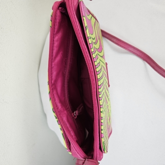 Vera Bradley "PALM FRONDS" Small CROSSBODY BAG - Picture 9 of 10